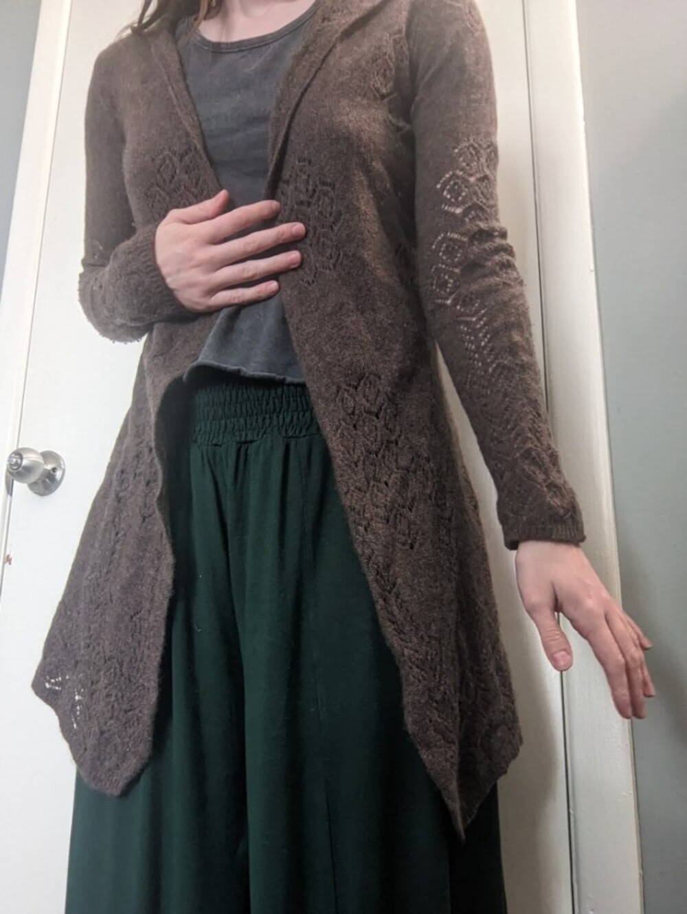 Cynthia Rowley Brown Cashmere Sweater